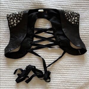 Juicy Couture Black and White Studded Vest